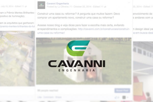 Produção de Conteúdo Cavanni