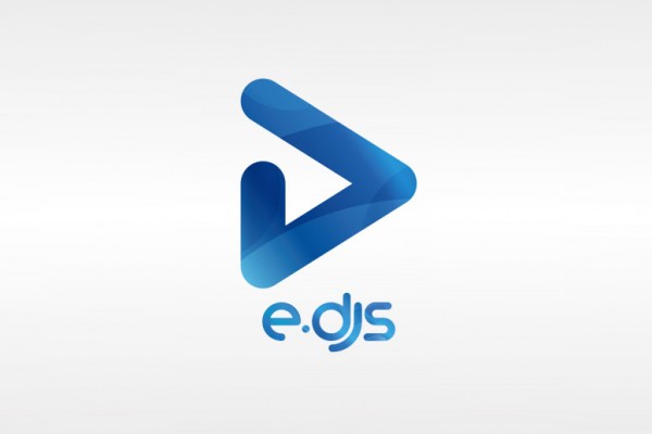 Logo e-djs criado pela IKOEH