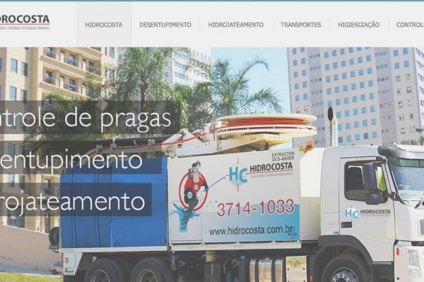 Site Hidrocosta Desentupidora